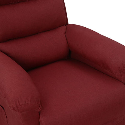 vidaXL Relaxsessel Weinrot Stoff