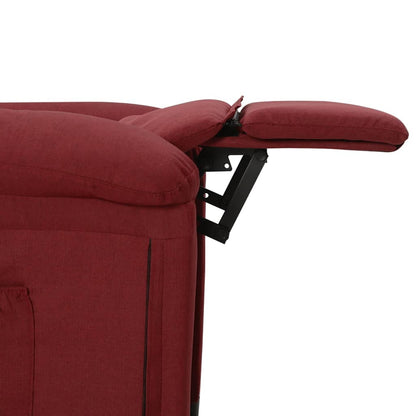 vidaXL Relaxsessel Weinrot Stoff