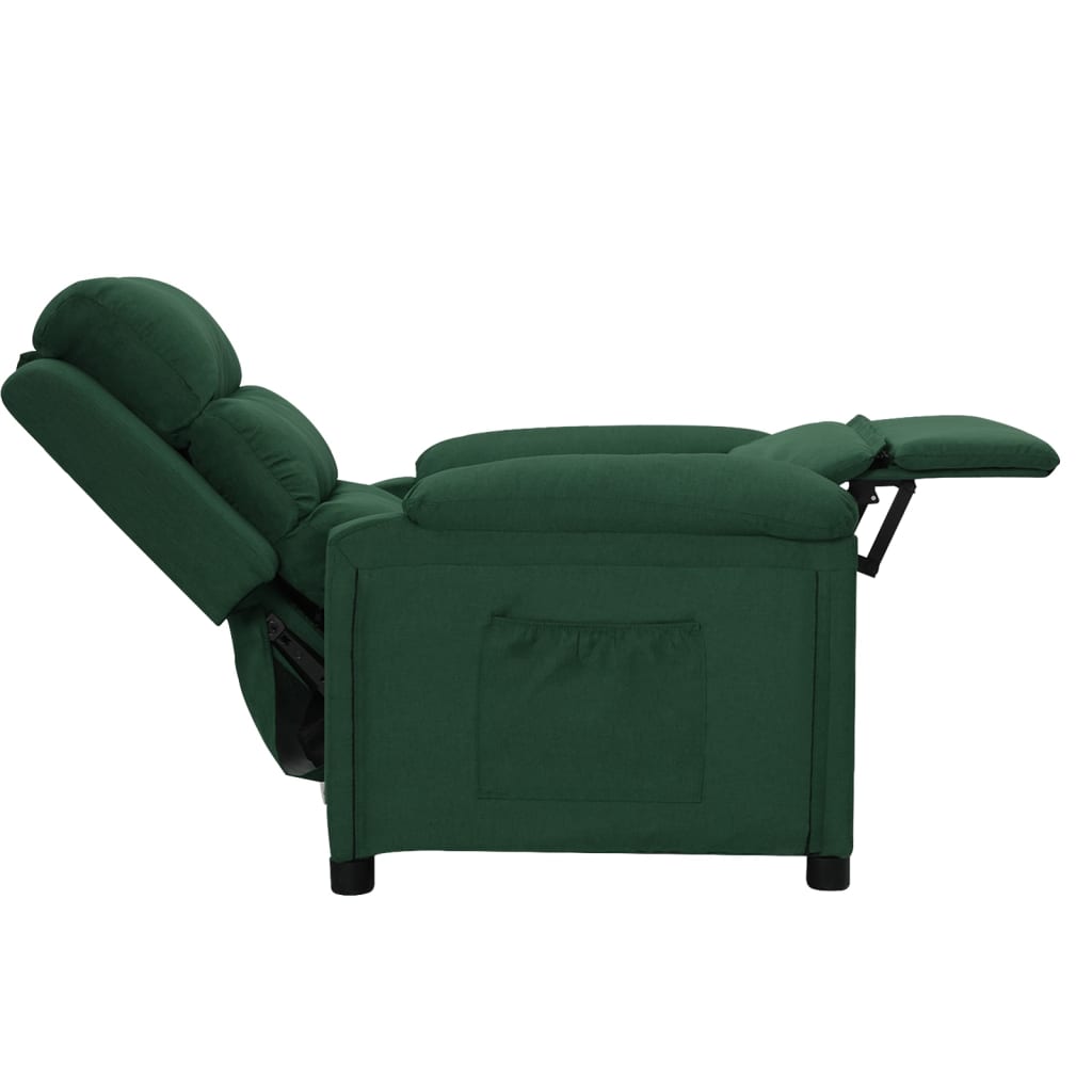 vidaXL Relaxsessel Dunkelgrün Stoff