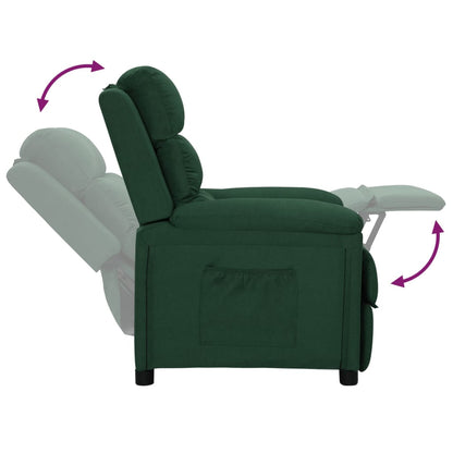 vidaXL Relaxsessel Dunkelgrün Stoff