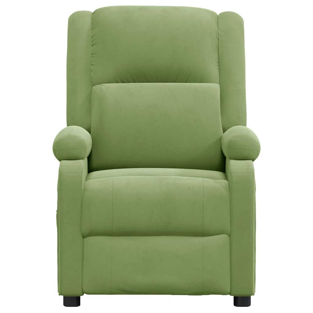 vidaXL Relaxsessel Hellgrün Samt