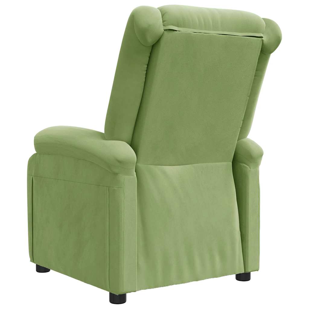 vidaXL Relaxsessel Hellgrün Samt