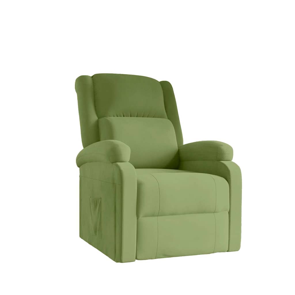 vidaXL Relaxsessel Hellgrün Samt