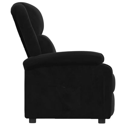 vidaXL Relaxsessel Schwarz Samt