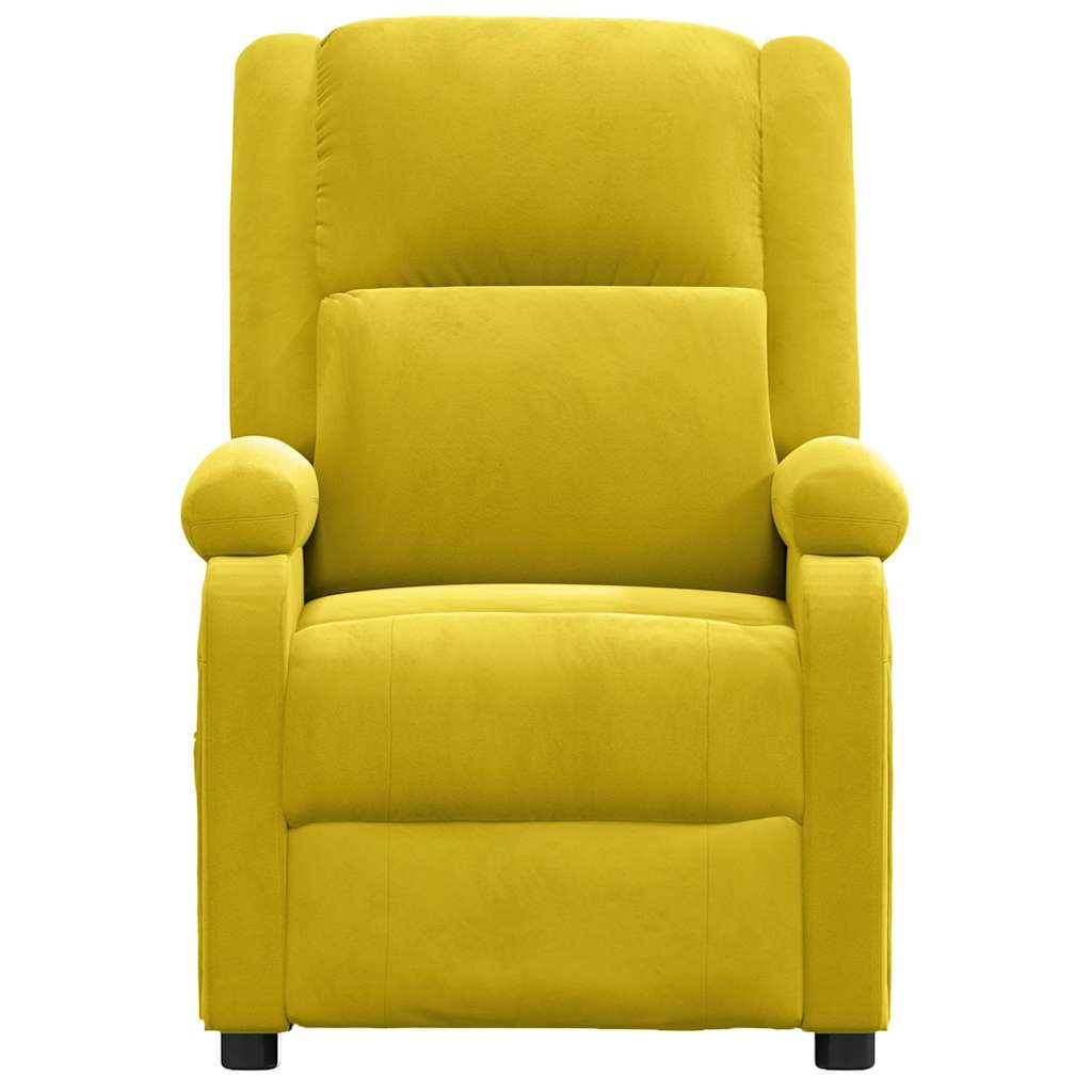 vidaXL Relaxsessel Gelb Samt