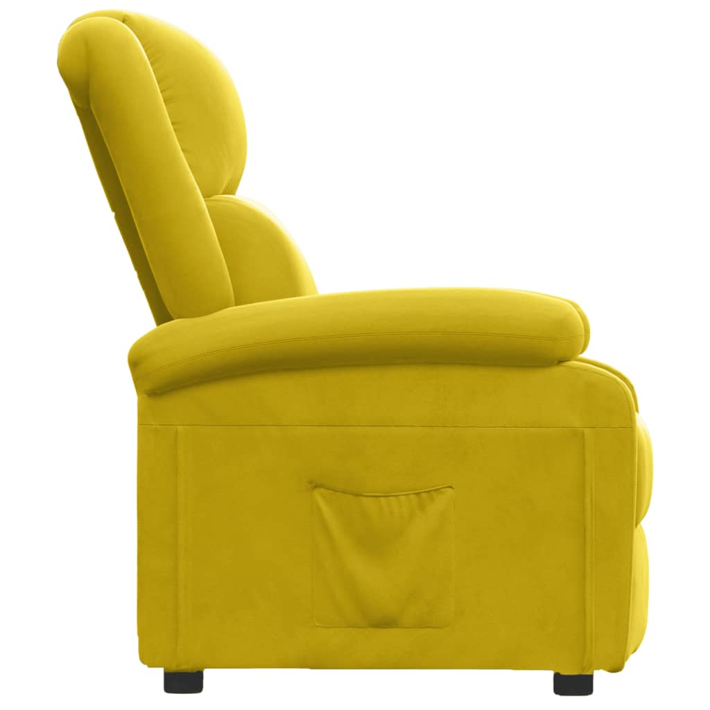 vidaXL Relaxsessel Gelb Samt