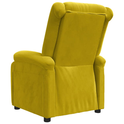 vidaXL Relaxsessel Gelb Samt