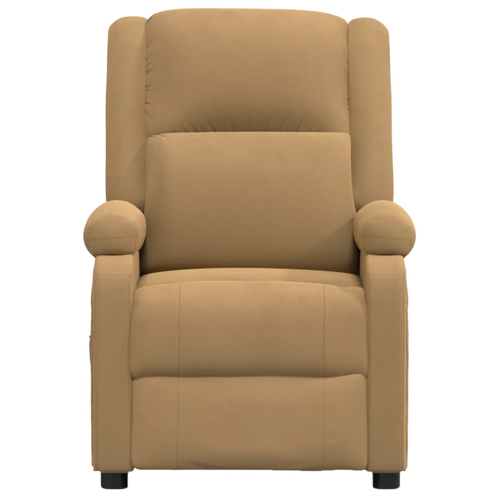 vidaXL Relaxsessel Braun Samt