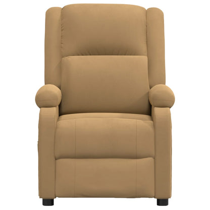 vidaXL Relaxsessel Braun Samt