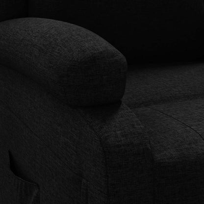 Relaxsessel Schwarz Stoff