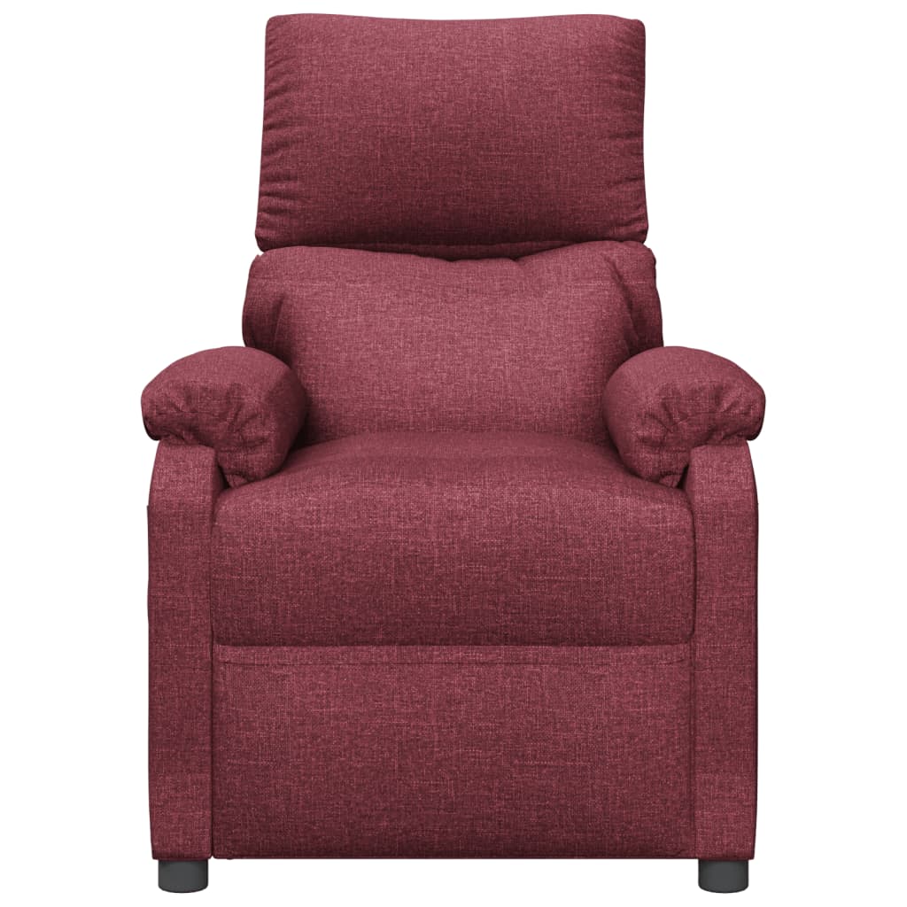 vidaXL Relaxsessel Weinrot Stoff