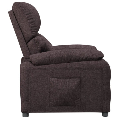 vidaXL Relaxsessel Dunkelbraun Stoff