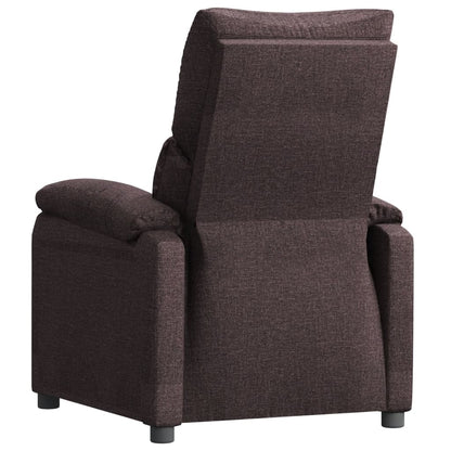 vidaXL Relaxsessel Dunkelbraun Stoff