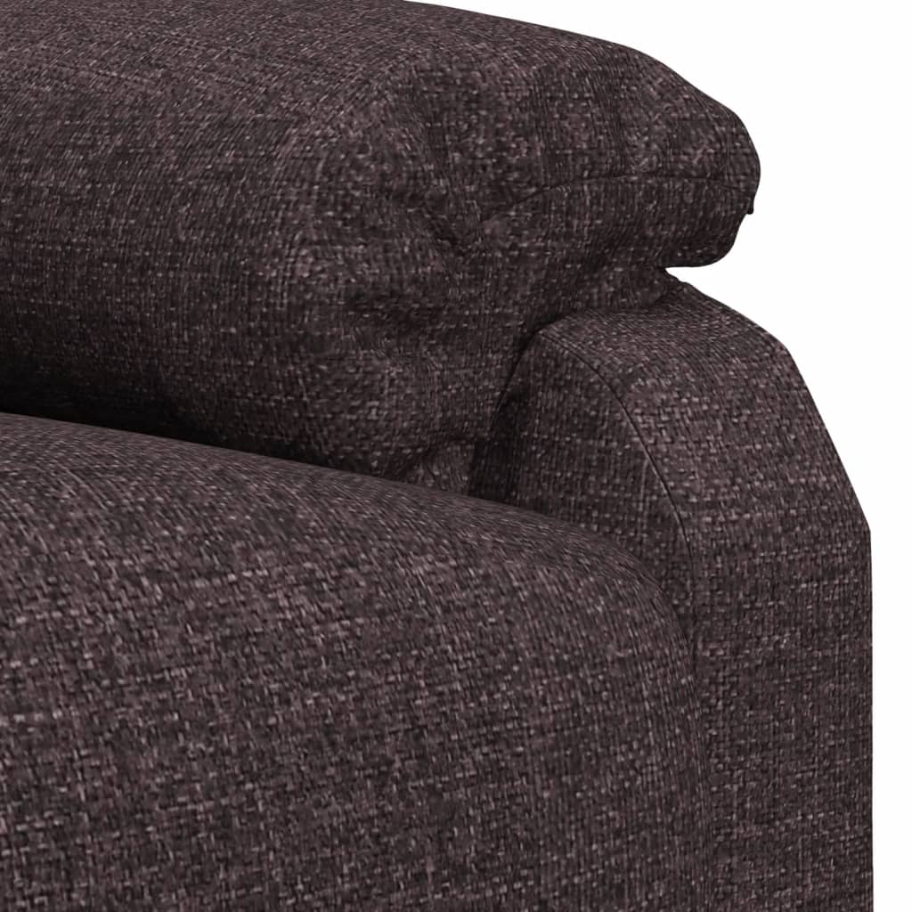 vidaXL Relaxsessel Dunkelbraun Stoff