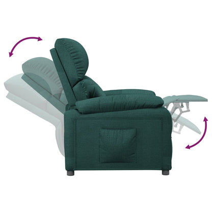 vidaXL Relaxsessel Dunkelgrün Stoff