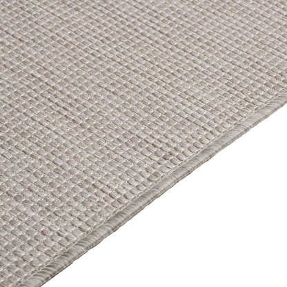 vidaXL Tapis d'extérieur tissé à plat 200x280 cm Gris clair