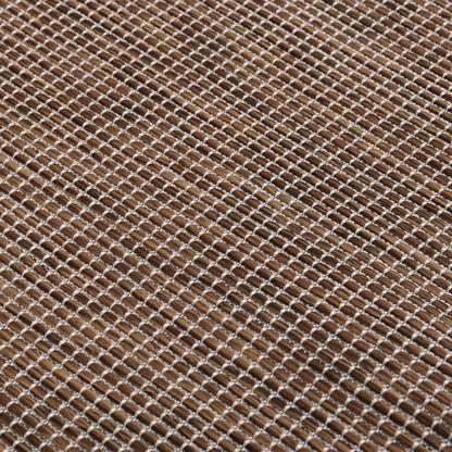vidaXL Tapis d'extérieur tissé à plat 200x280 cm Marron