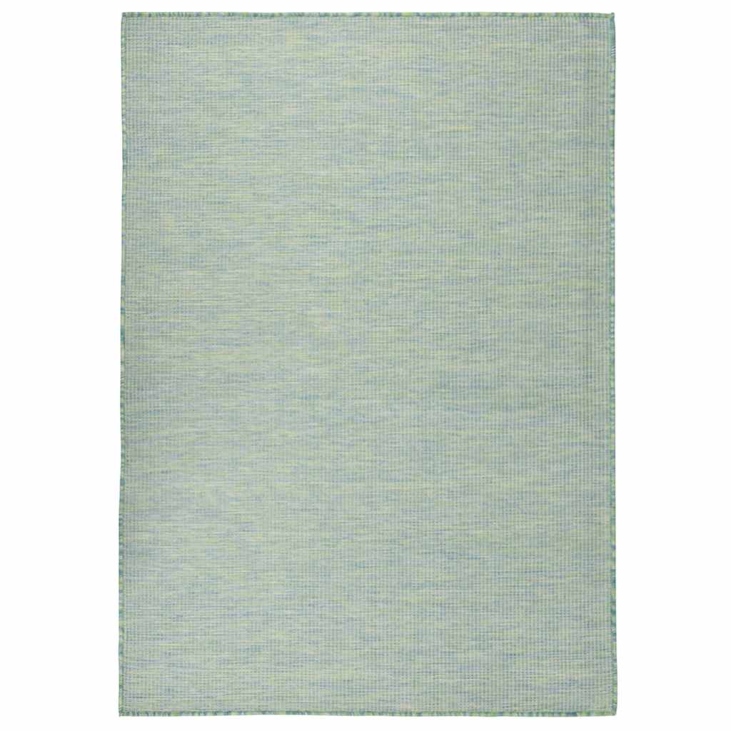 vidaXL Tapis d'extérieur tissé à plat 200x280 cm Turquoise