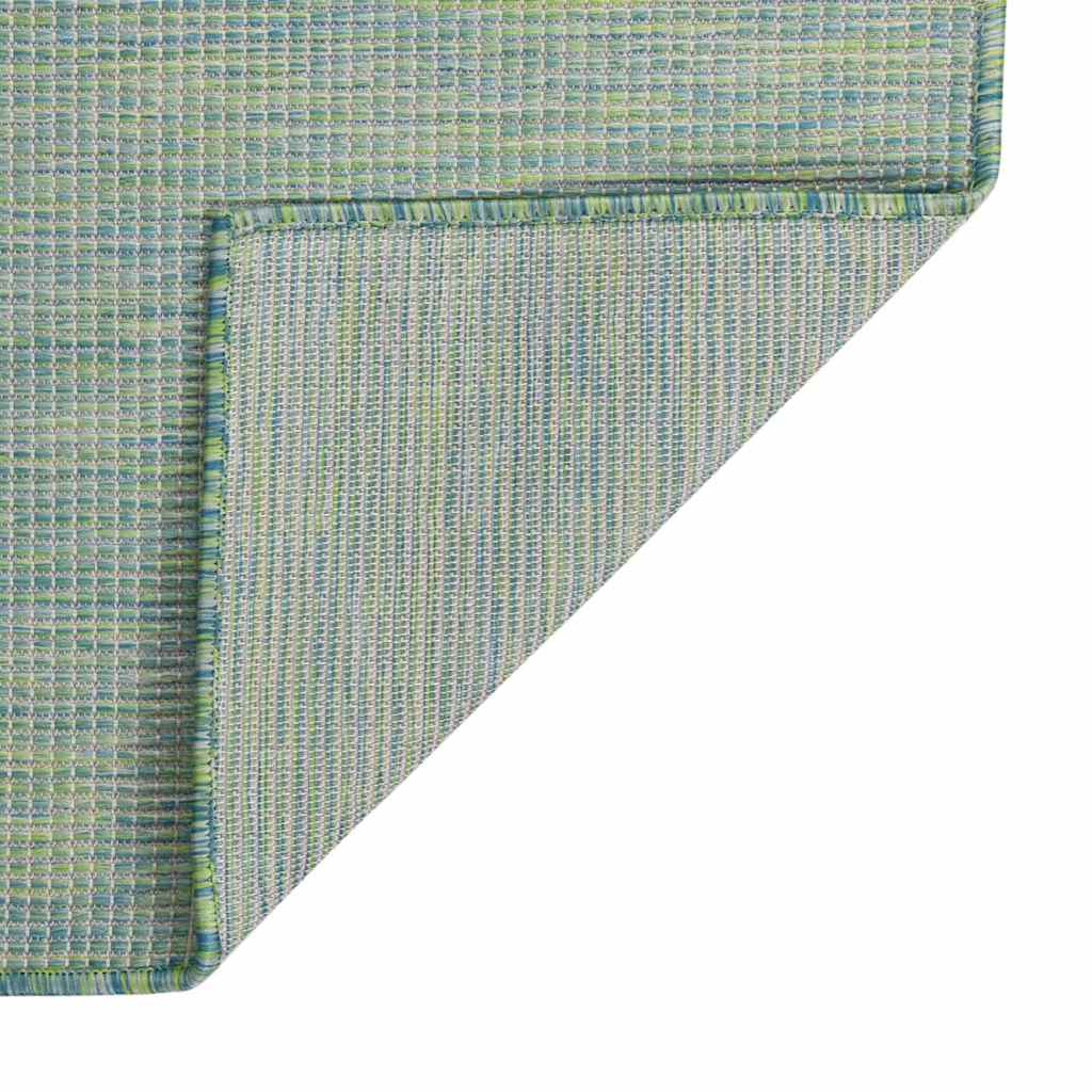 vidaXL Tapis d'extérieur tissé à plat 200x280 cm Turquoise