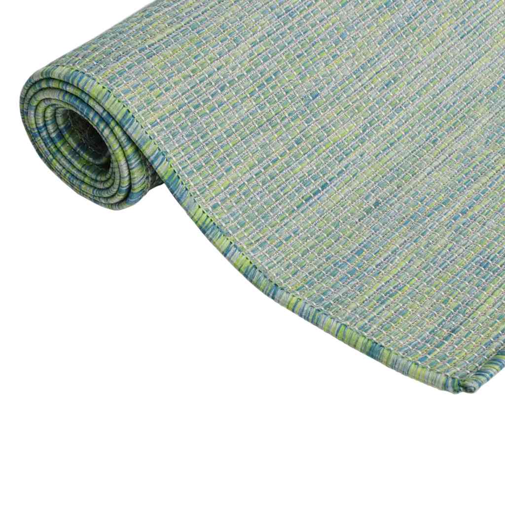 vidaXL Tapis d'extérieur tissé à plat 200x280 cm Turquoise