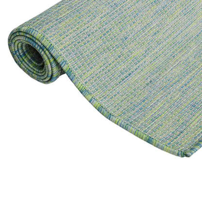 vidaXL Tapis d'extérieur tissé à plat 200x280 cm Turquoise