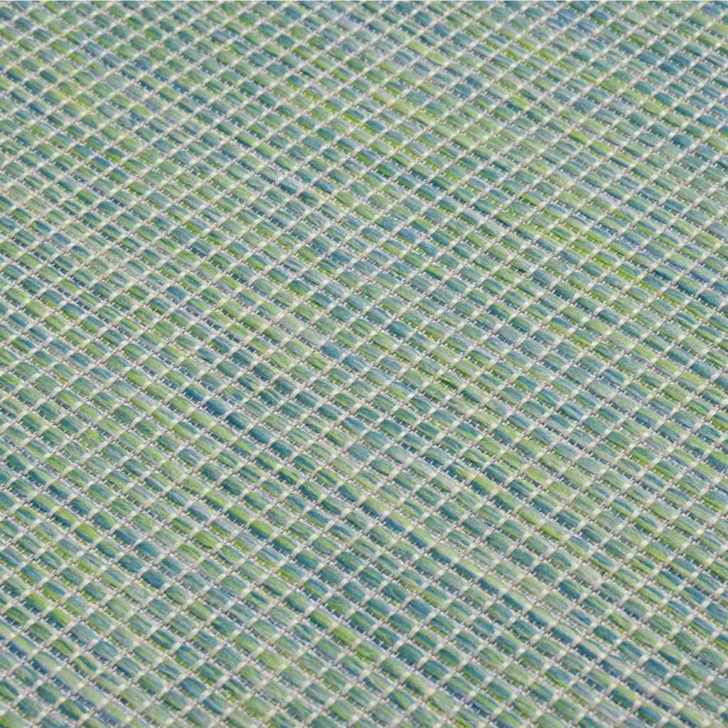 vidaXL Tapis d'extérieur tissé à plat 200x280 cm Turquoise