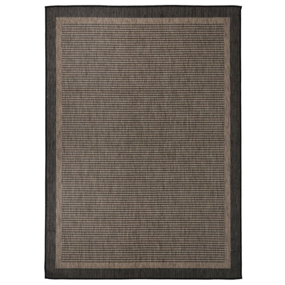 vidaXL Tapis d'extérieur tissé à plat 200x280 cm Marron foncé