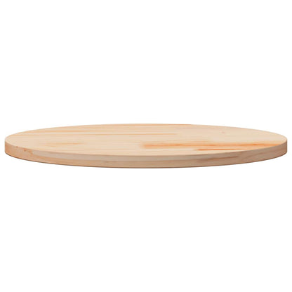 vidaXL Plateau de table Ø60x2,5 cm Bois de pin massif