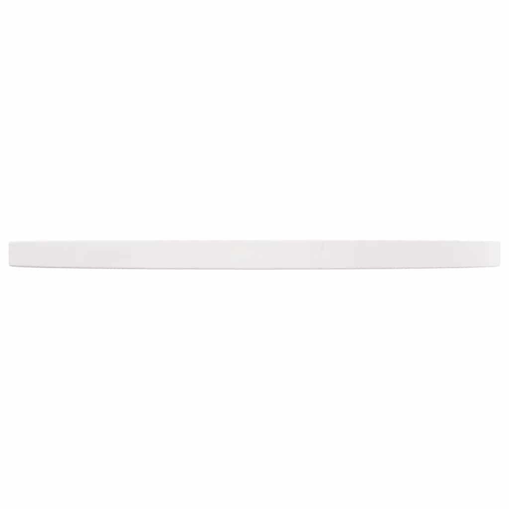 vidaXL Plateau de table Blanc Ø60x2,5 cm Pin massif