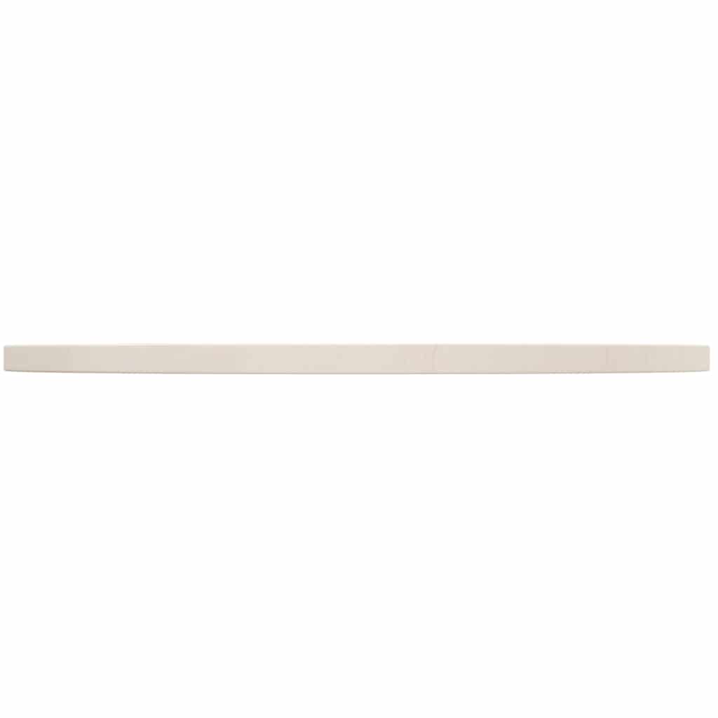 vidaXL Tischplatte Weiß Ø70x2,5 cm Massivholz Kiefer