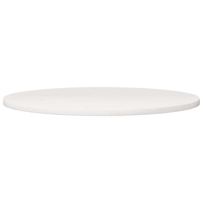 vidaXL Tischplatte Weiß Ø80x2,5 cm Massivholz Kiefer