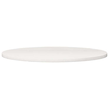 vidaXL Plateau de table Blanc Ø90x2,5 cm Bois de pin massif
