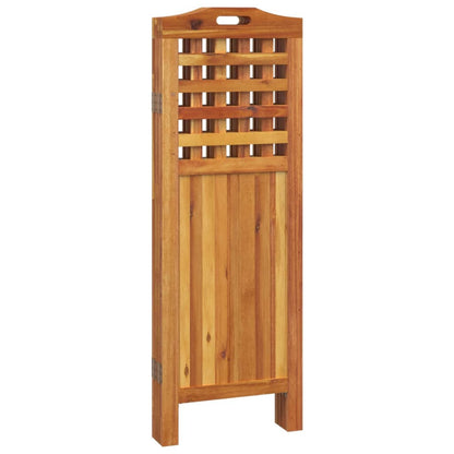 vidaXL 4-tlg. Paravent 162x2x115 cm Massivholz Akazie