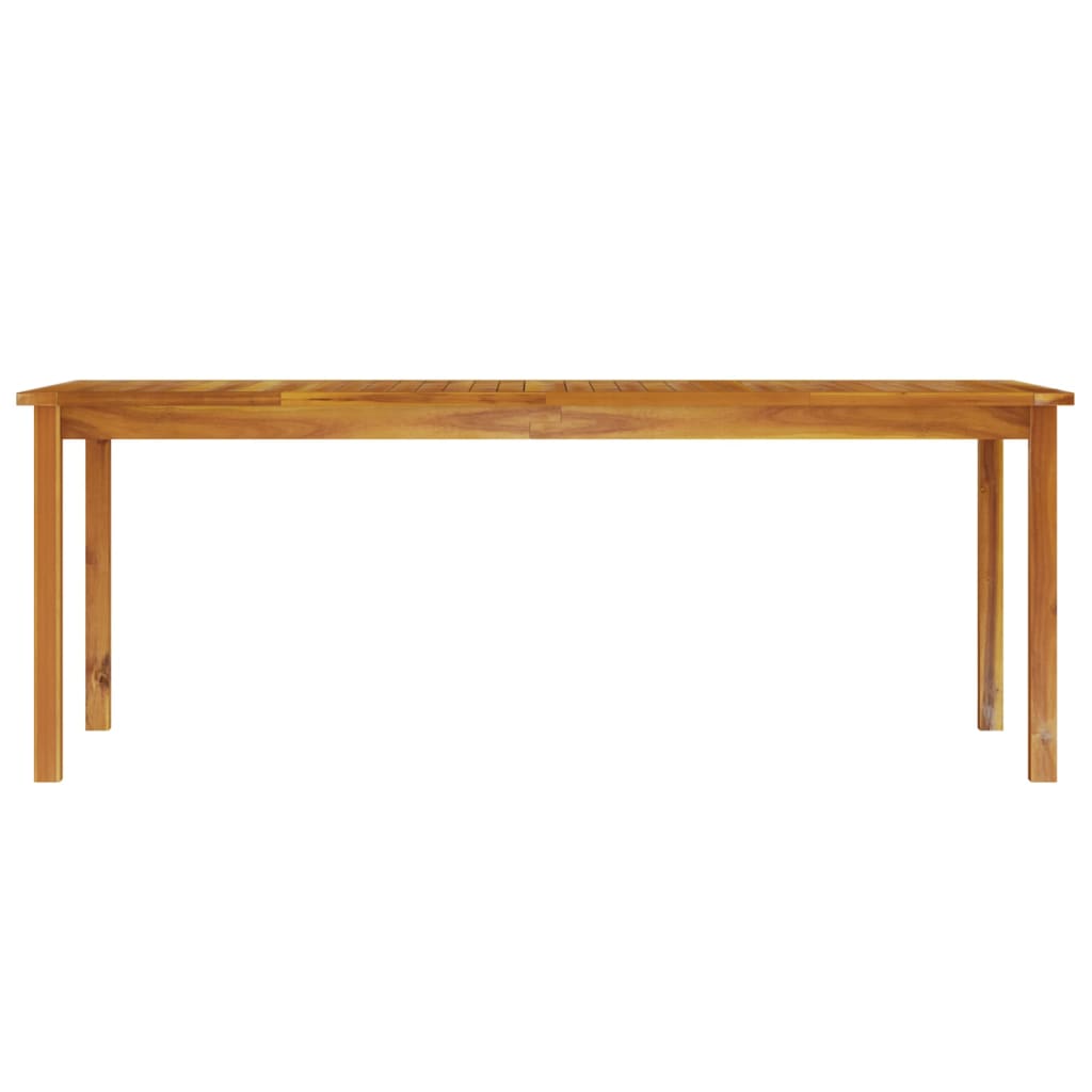 vidaXL Gartentisch 200x100x74 cm Massivholz Akazie
