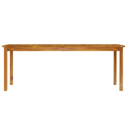 vidaXL Gartentisch 200x100x74 cm Massivholz Akazie