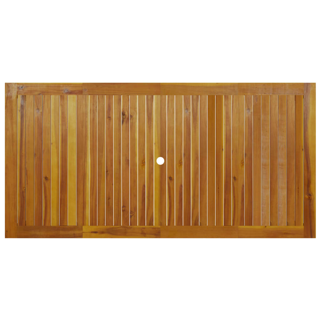 vidaXL Gartentisch 200x100x74 cm Massivholz Akazie