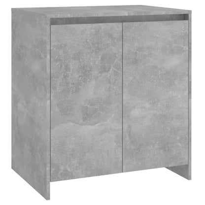 vidaXL Lot de 2 buffets gris béton en bois d'ingénierie