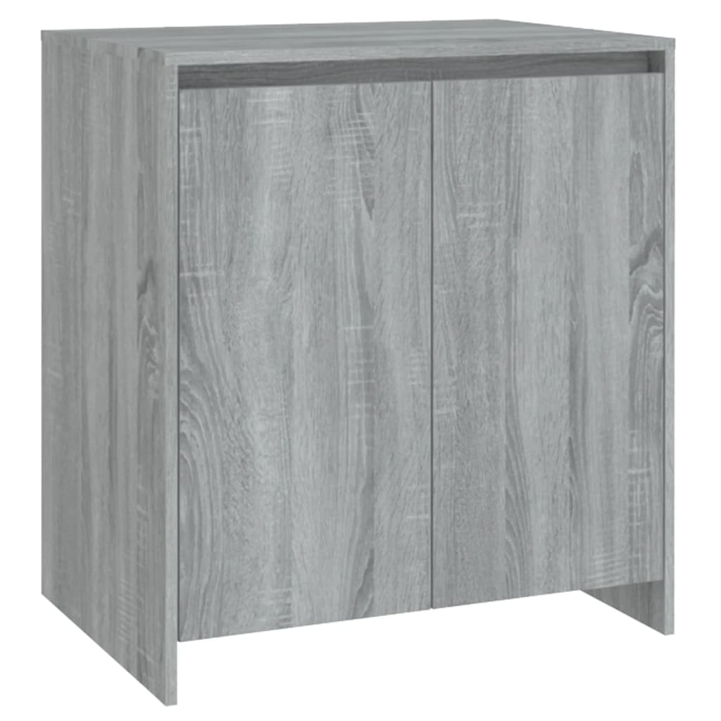 vidaXL Buffet 2 pièces gris Sonoma, bois d'ingénierie