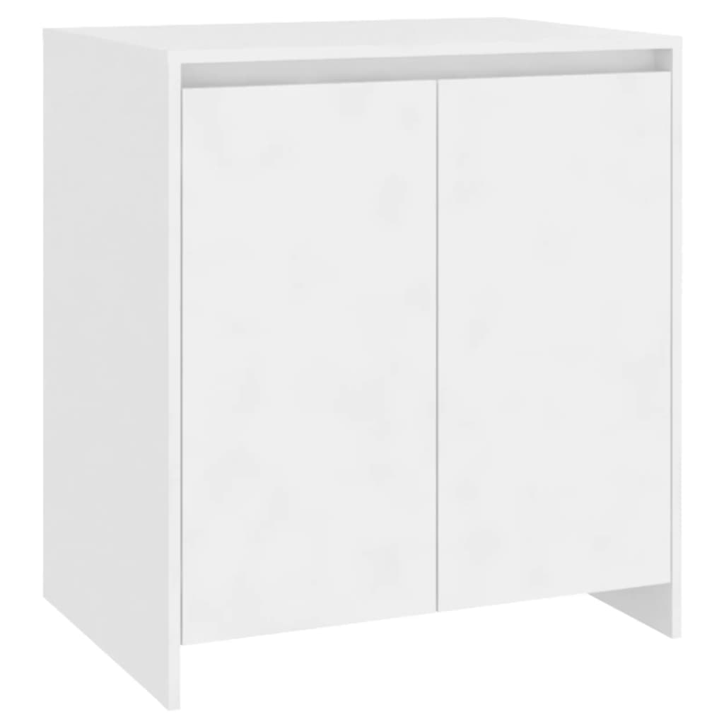vidaXL Buffet 3 pièces blanc bois d'ingénierie