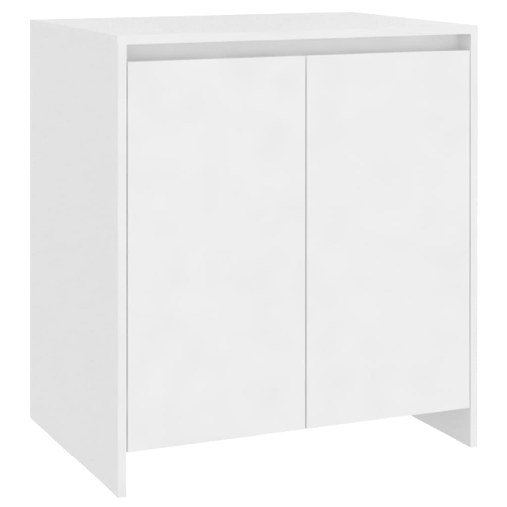 vidaXL Ensemble de 3 buffets blanc en bois d'ingénierie