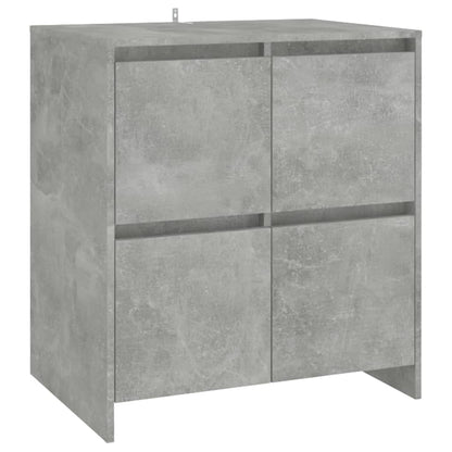vidaXL Meuble de rangement 3 pcs. Gris béton Bois d'ingénierie