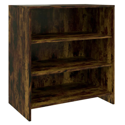 vidaXL 3-tlg. Sideboard Räuchereiche Holzwerkstoff