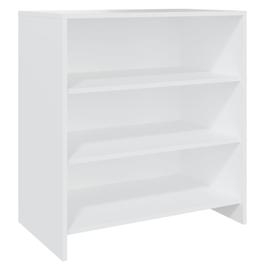 vidaXL Buffet bas 2 pièces, Blanc, Bois d'ingénierie