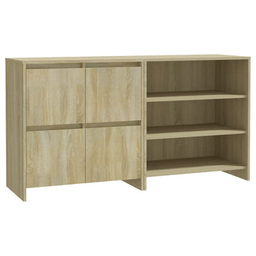 vidaXL Enfilade 2 pcs Chêne Sonoma Aggloméré