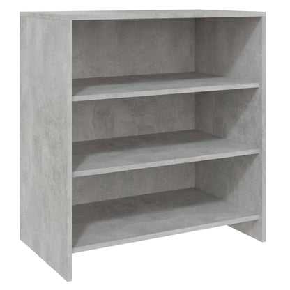 vidaXL Lot de 2 buffets gris béton en bois d'ingénierie