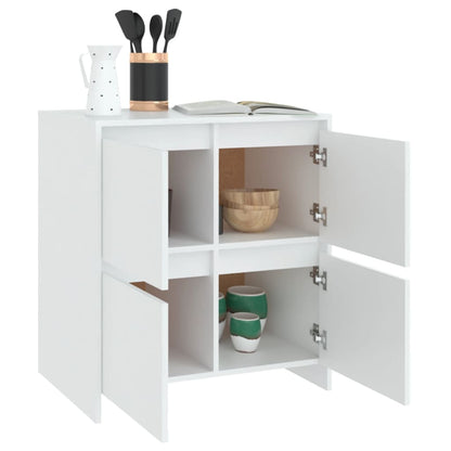 vidaXL Sideboards 2 Stk. Weiß 70x41x75 cm Holzwerkstoff
