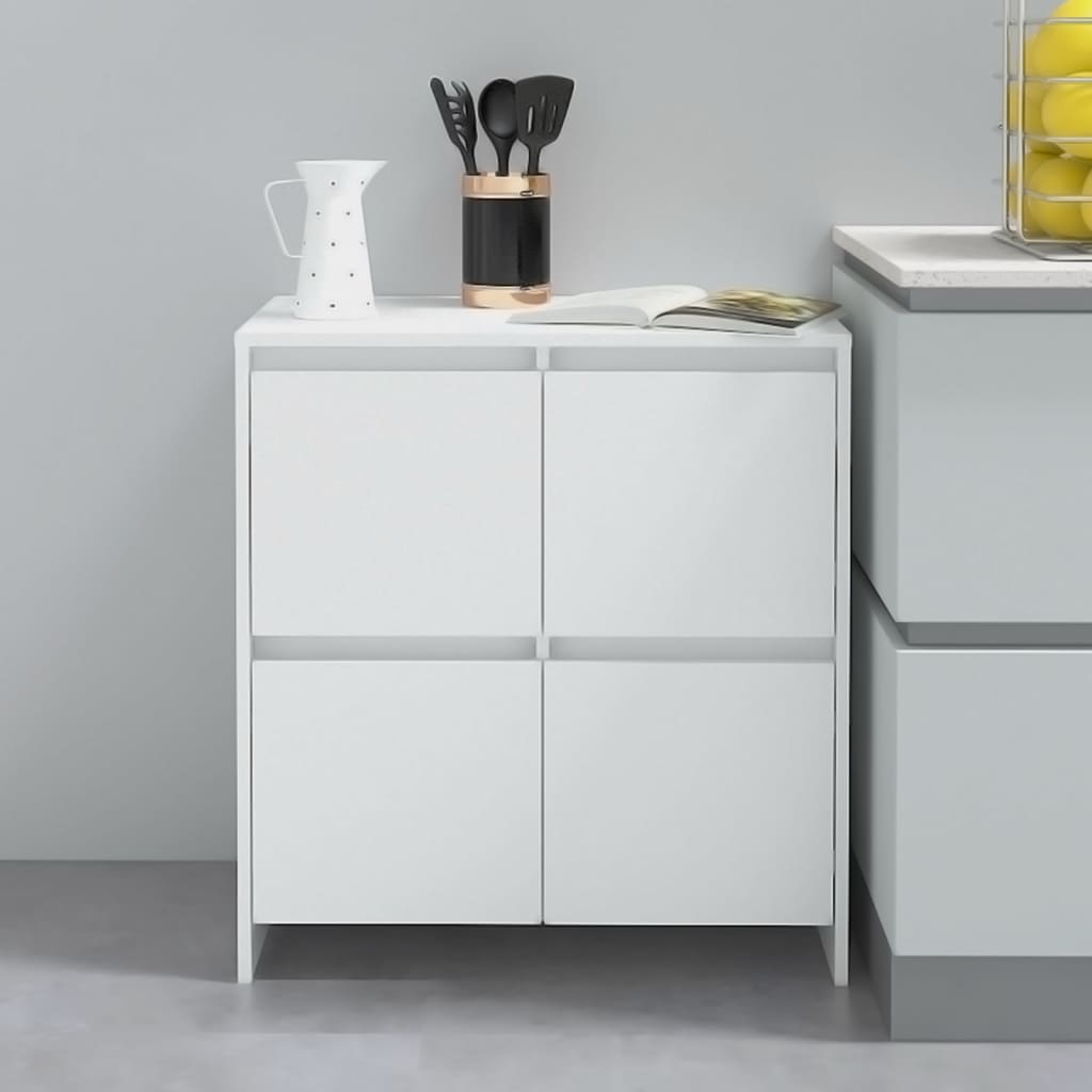 vidaXL Sideboards 2 Stk. Weiß 70x41x75 cm Holzwerkstoff