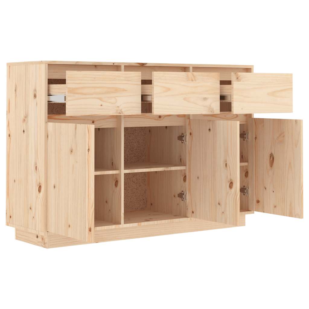vidaXL Buffet 110x34x75 cm Bois de pin massif