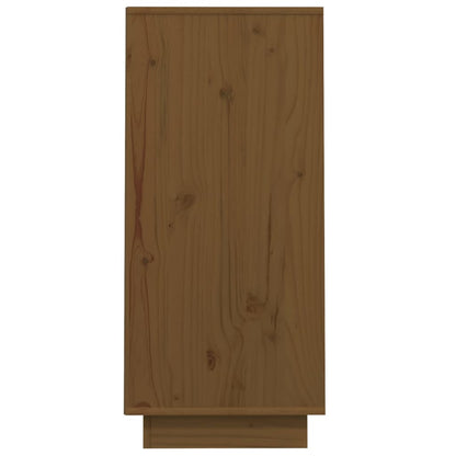 vidaXL Beistellschrank Honigbraun 60x34x75 cm Massivholz Kiefer