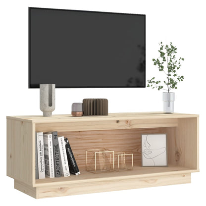 vidaXL Meuble TV 90x35x35 cm Bois de pin massif